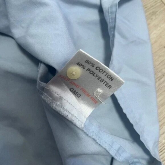 Ben Sherman Button Down Shirt Short Sleeve Light Blue XL Mens Vtg Punk Oi! GBh‎ - Picture 5 of 8